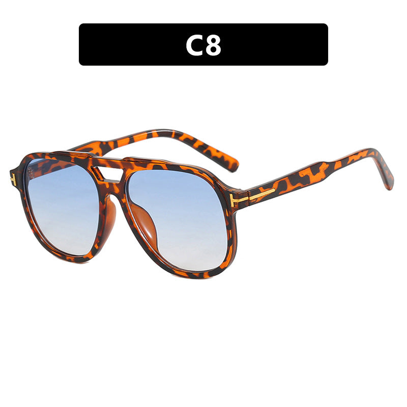 Women's fashionable sunglasses with polygonal frame and protective lenses Bowlift