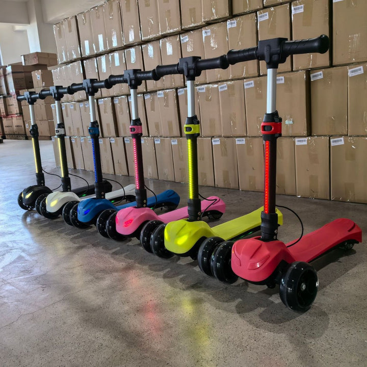 Adjustable Height Kick Scooter Bowlift