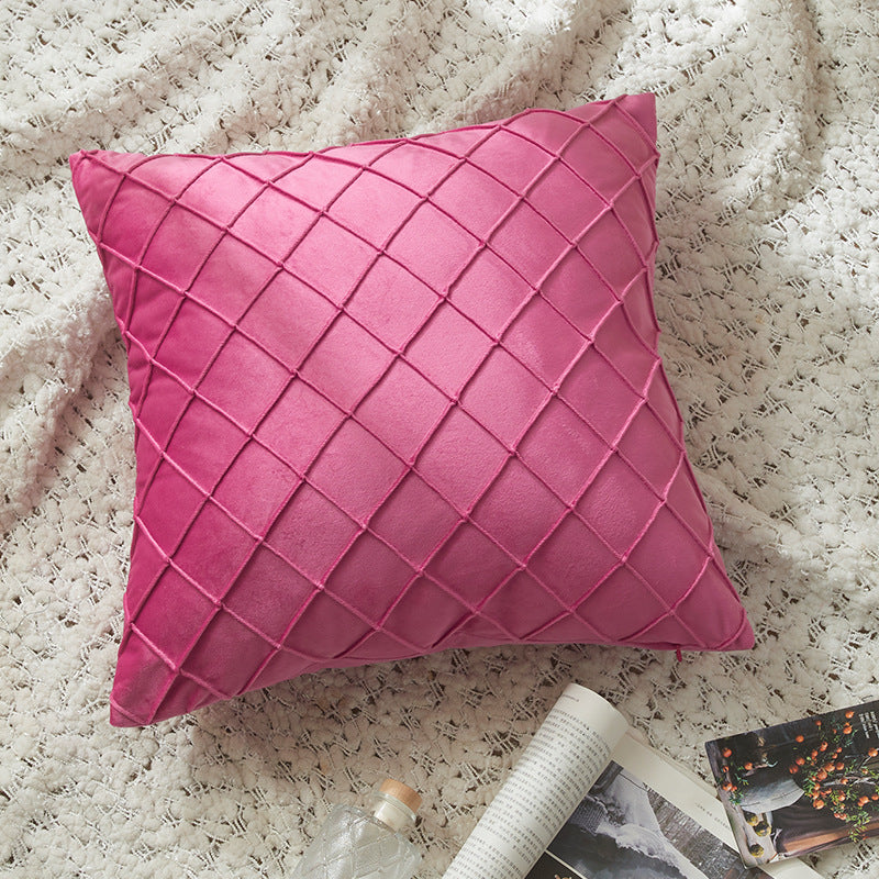 Textured Decorative Velvet Cushion