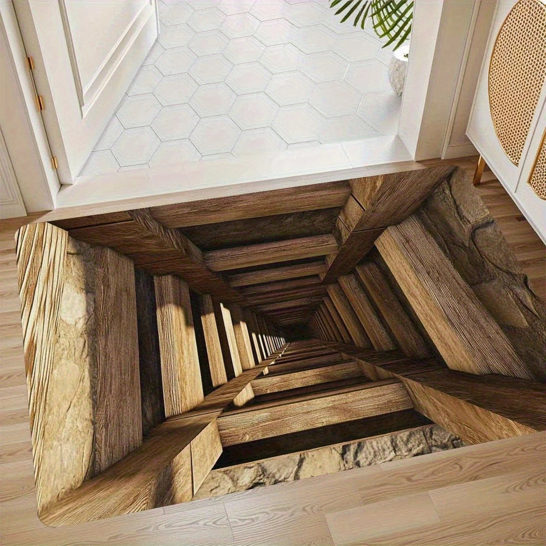 Artistic 3D Optical Illusion Floor Mat Bowlift