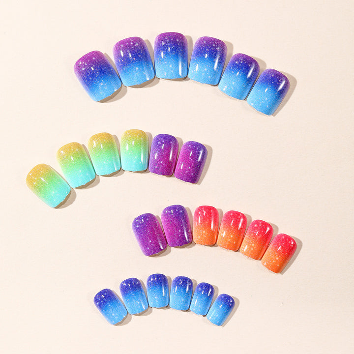 Gradient Glitter Nail Art Set Bowlift