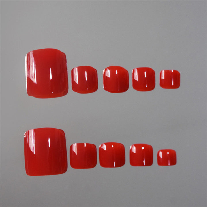 Glossy Nail Art Press-On Set Bowlift