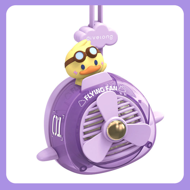 Unisex Portable Mini Fan with Cute Animal Design Bowlift
