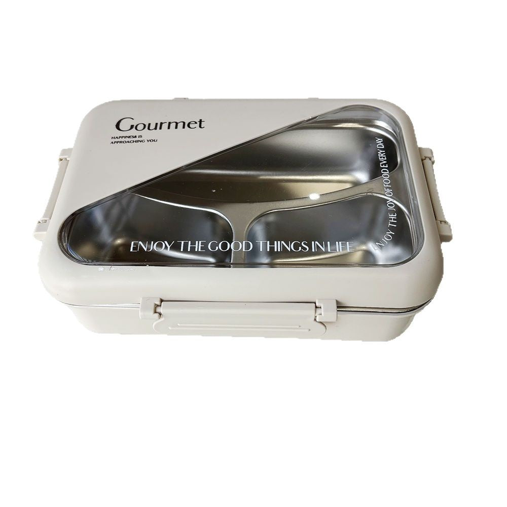 Multi-Compartment Durable Stainless Steel Food Storage