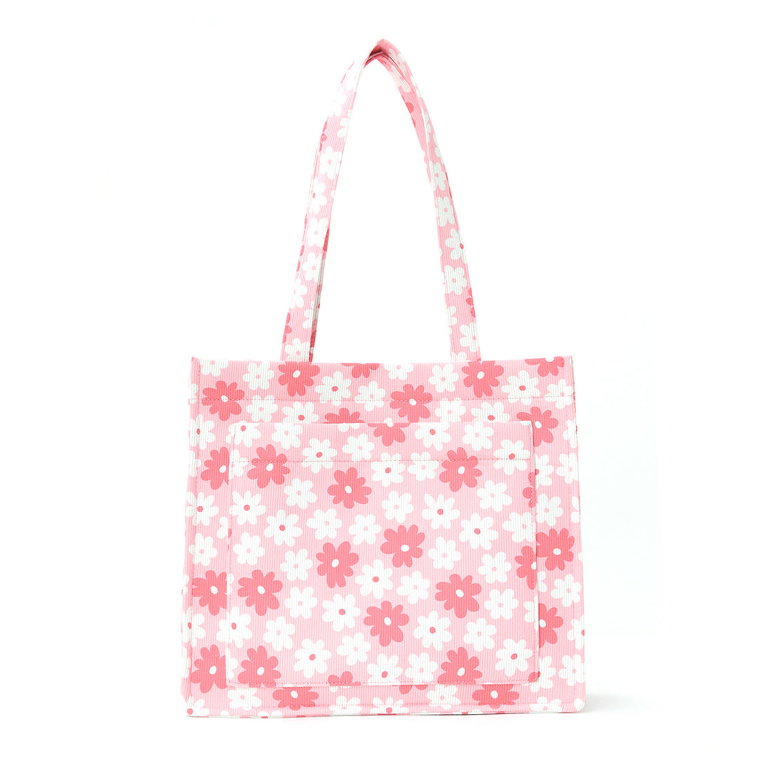 Trendy shopping bag with floral design Bowlift
