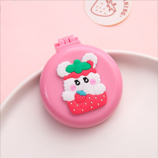 Women sweet and practical Compact Mirror Bowlift