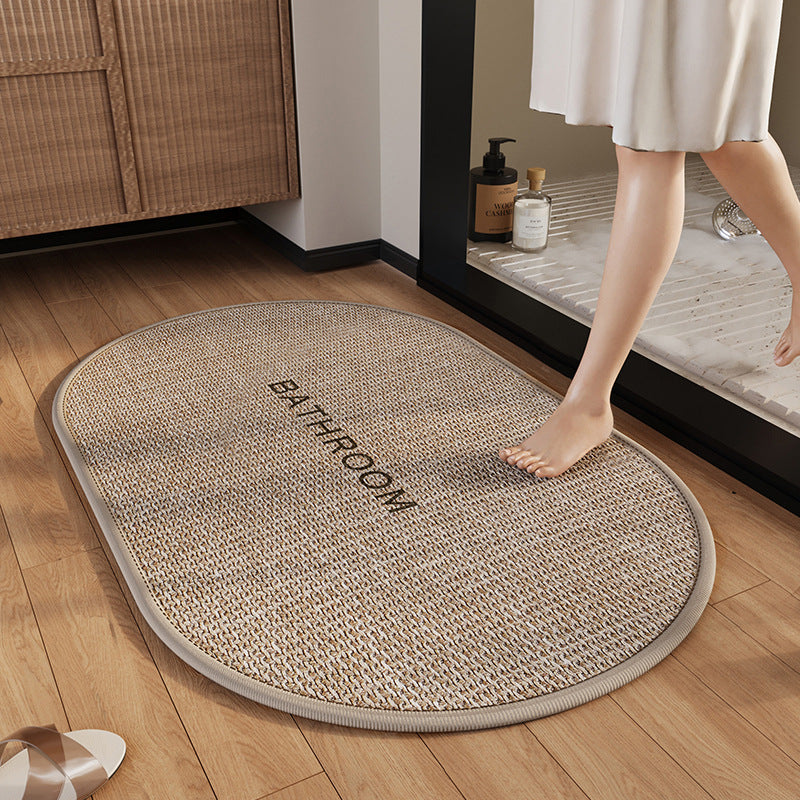Stylish Non-Slip Bath Rug Bowlift