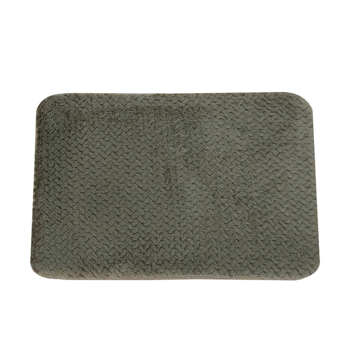 Soft Plush Bathroom Mat Set Bowlift