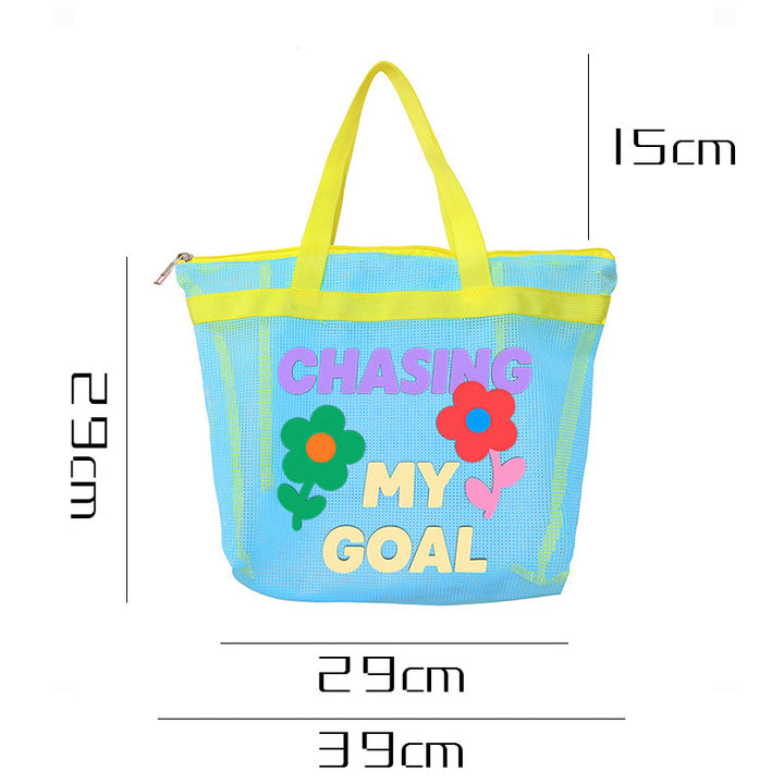 Casual Beach Bag in Playful Design Bowlift