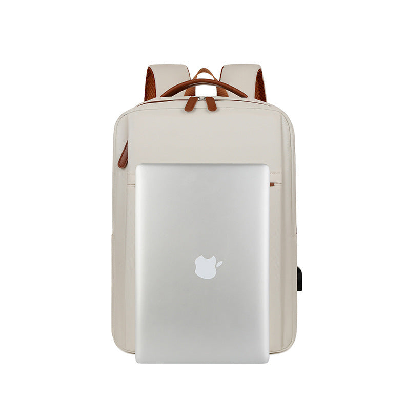 BowLift | TechPort Laptop Backpack with USB Charging Port – Water-Resistant Design for 15.6-Inch Laptops