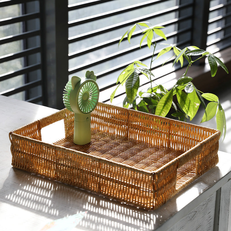 Home Storage Woven Tray Bowlift