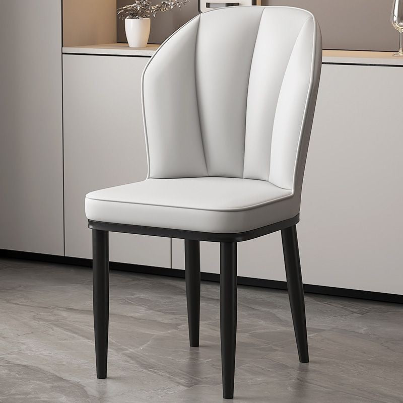 Contemporary High-Back Dining Chair Bowlift
