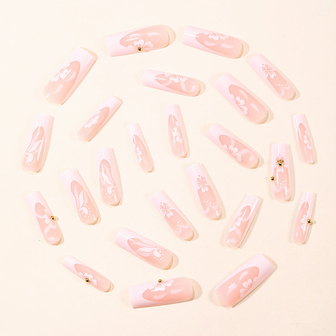 Elegant Floral 3D Nail Art Extensions Bowlift 1789713260