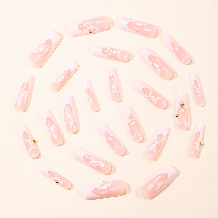 Elegant Floral 3D Nail Art Extensions Bowlift 1789713260