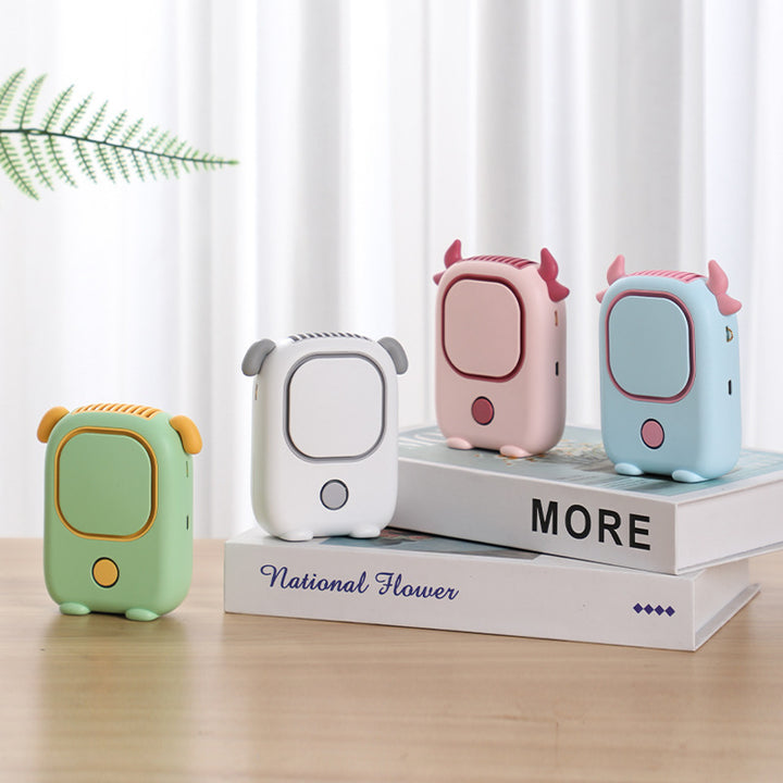 Mini Portable Cow-Shaped USB Fan Bowlift