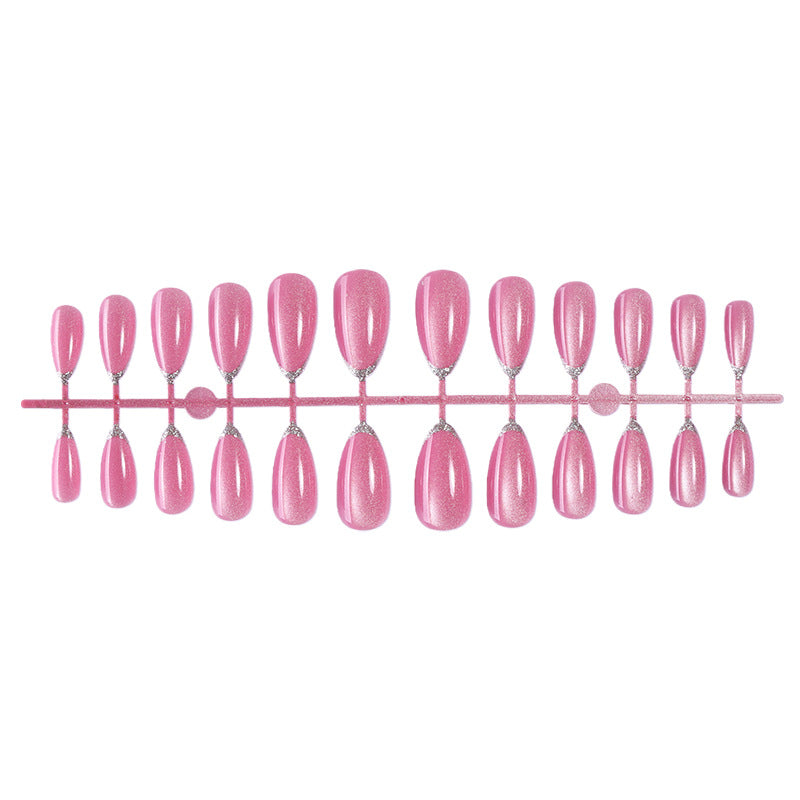 Glittering Press-On Nail Set Bowlift