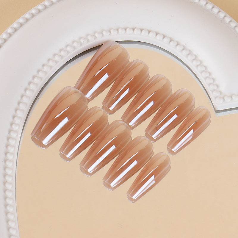 Ombre Press-On Nails with Glossy Finish Bowlift