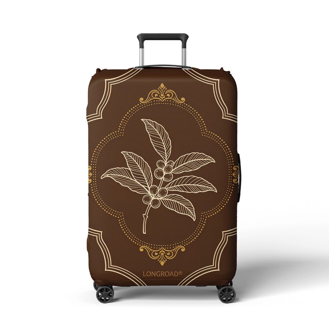 Women’s suitcase cover with floral lavender pattern Bowlift