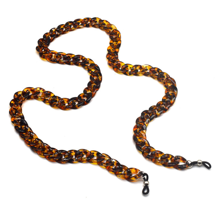 Stylish Tortoise Shell Eyewear Chain Bowlift