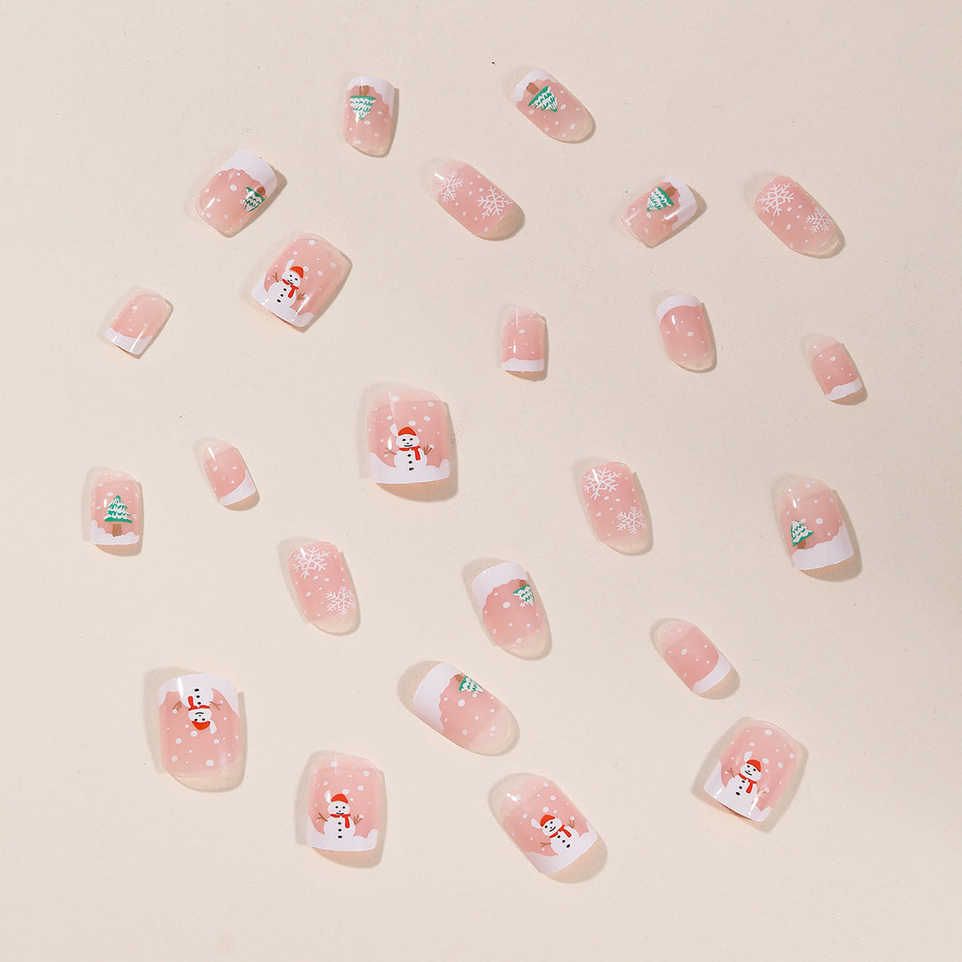 Festive Holiday-Themed Nail Art Bowlift