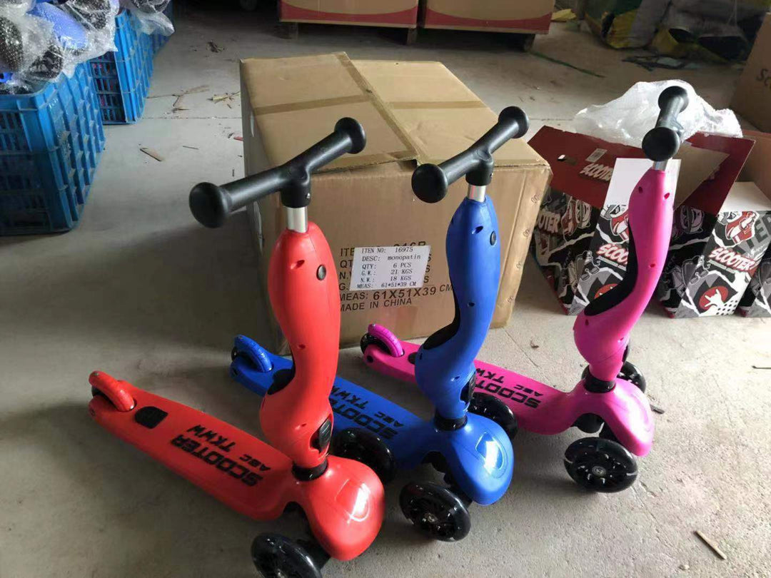 Innovative Lean-to-Steer Kick Scooter Bowlift