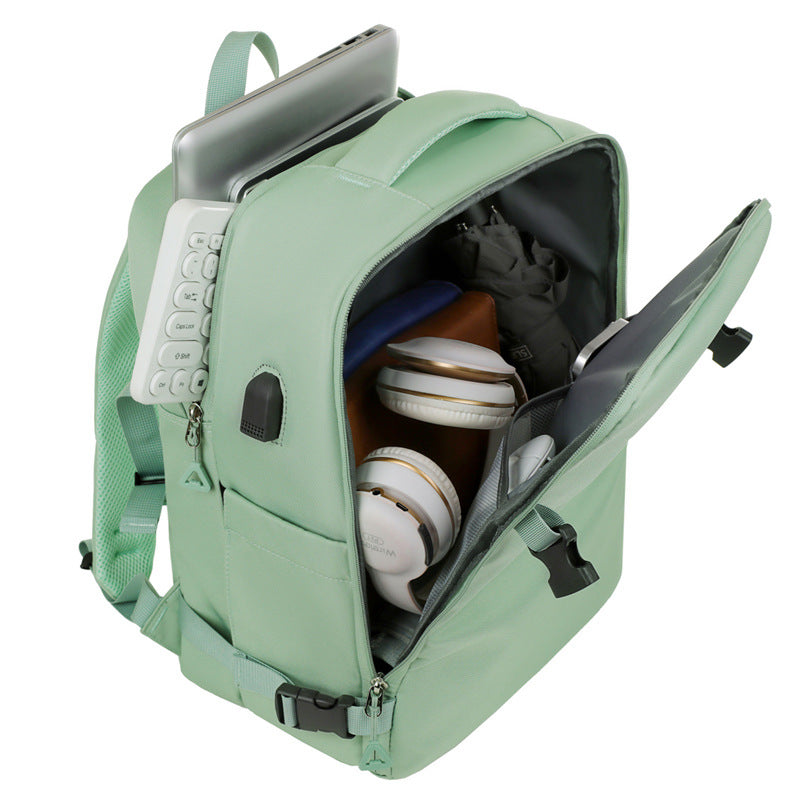 Versatile travel bag with integrated laptop compartments Bowlift