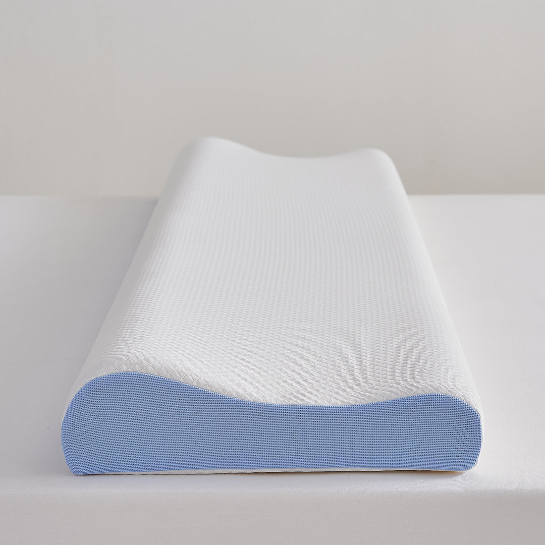 Ergonomic Massage Neck Support Pillow with Memory Foam Bowlift