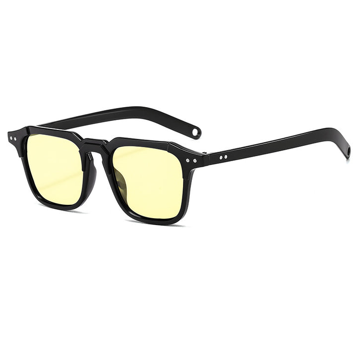 Men's Retro-Inspired Bold Square Sunglasses Bowlift