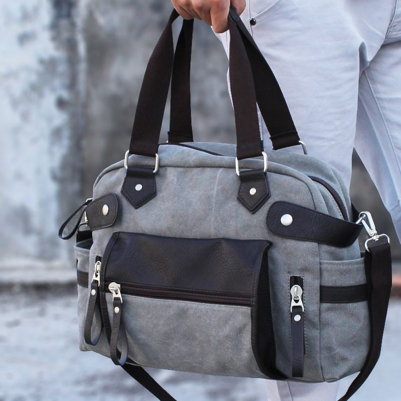 Shoulder bag with multiple compartments and comfortable carrying system Bowlift