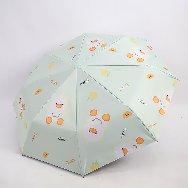 Women's Foldable Umbrella with Cute Design Bowlift