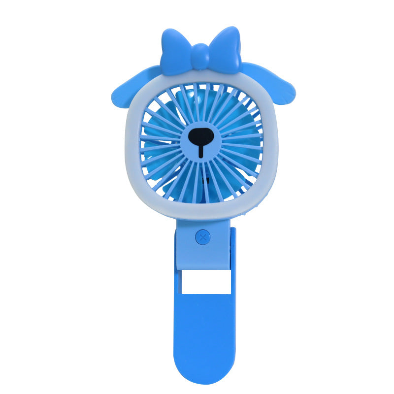 Women's Portable Handheld Fan with Cute Animal Design Bowlift