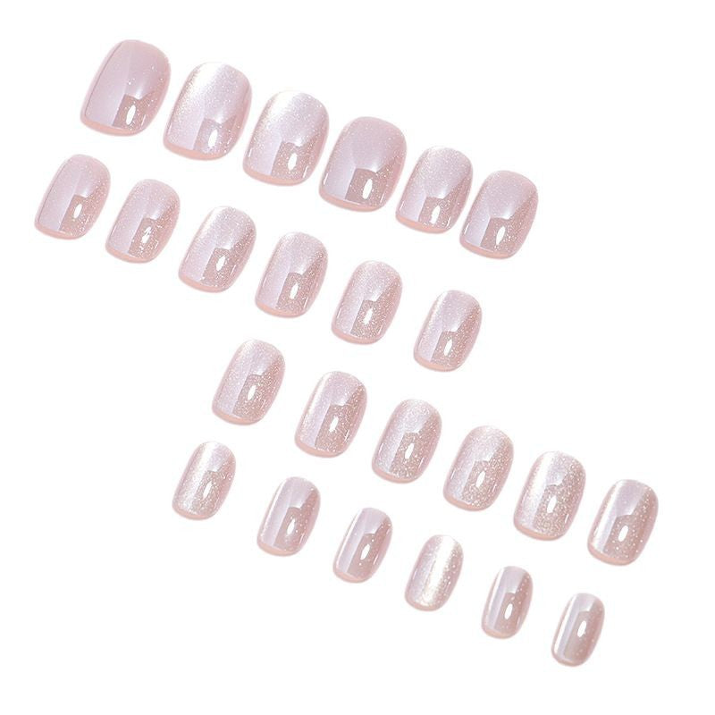 Premium Shimmer Press-On Nail Set Bowlift