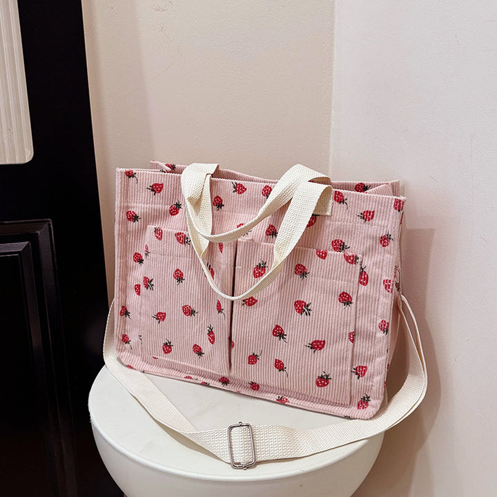 WoPatterned Canvas Tote Bag Bowlift
