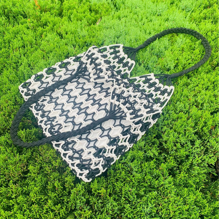Handcrafted mesh tote bag made of tear-resistant material Bowlift