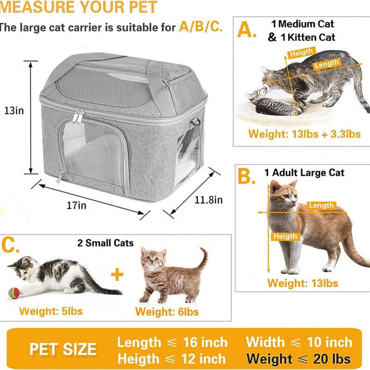 Practical Pet Carrier Bowlift