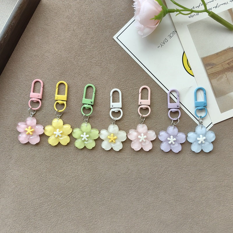 Key ring with flower motif Bowlift