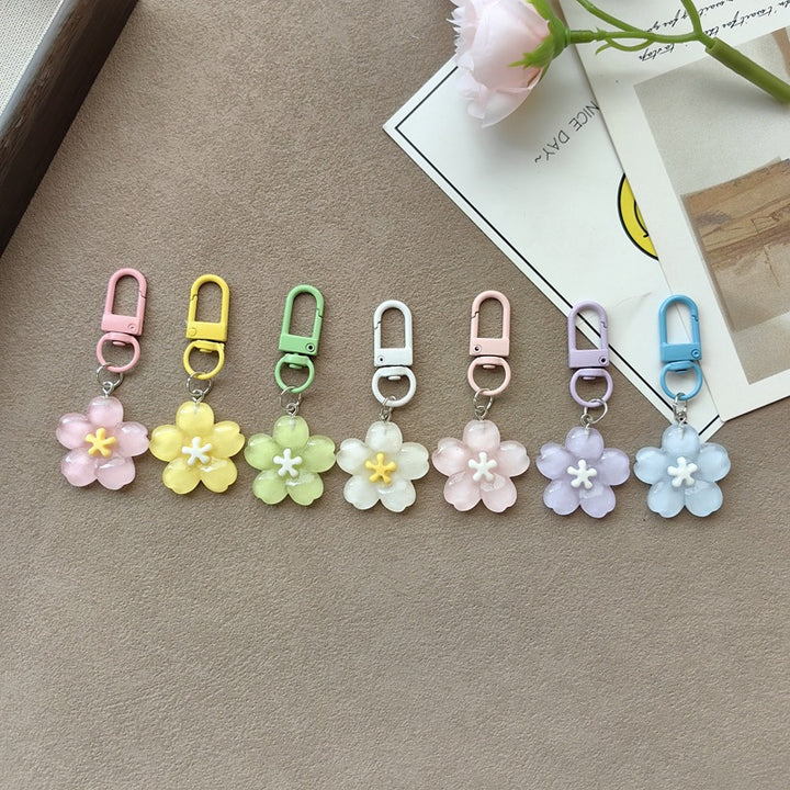 Key ring with flower motif Bowlift