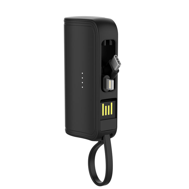 Portable power bank with multifunctional charging cable and digital display Bowlift