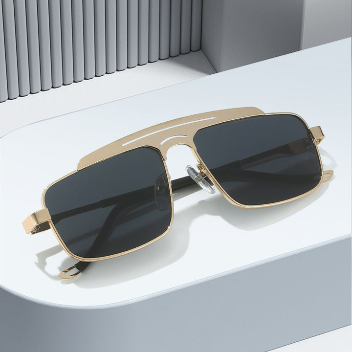 Women's Fashion Glasses with Slim Metal Frame Bowlift