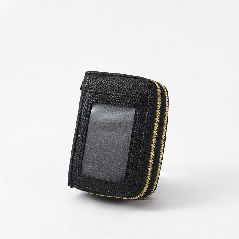 Compact Multi-Pocket Zippered Wallet Bowlift