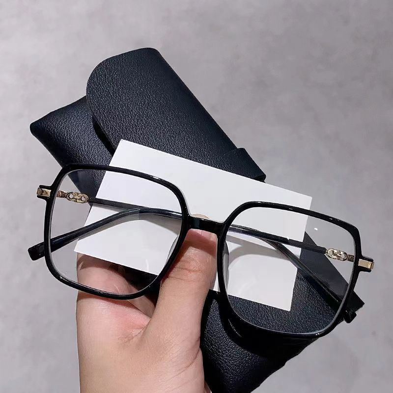 Chic Transparent Square Frame Glasses Bowlift