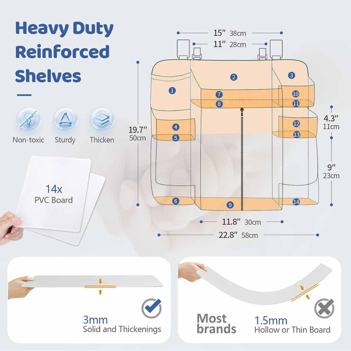 Practical storage bag with multiple compartments Bowlift