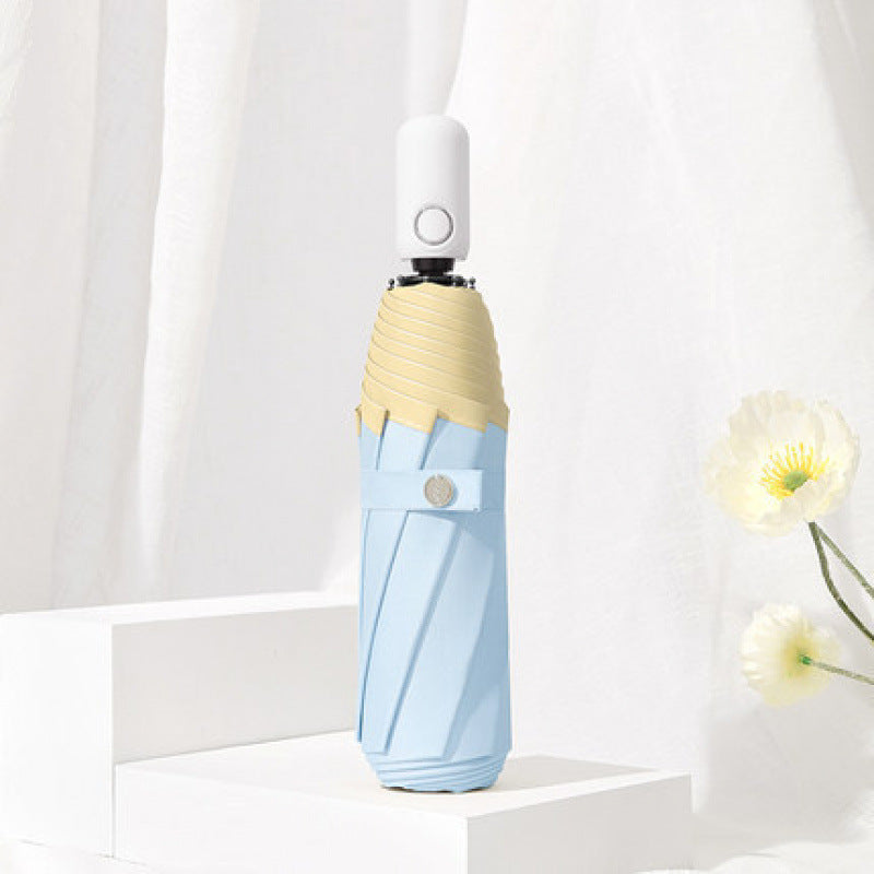 Women Foldable Umbrella with Innovative Anti-Slip Surface Bowlift