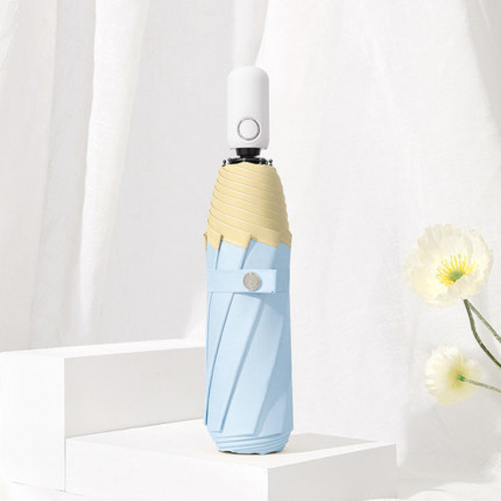 Women Foldable Umbrella with Innovative Anti-Slip Surface Bowlift