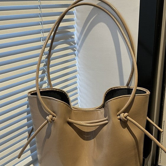 Stylish Leather Tote Bag Bowlift