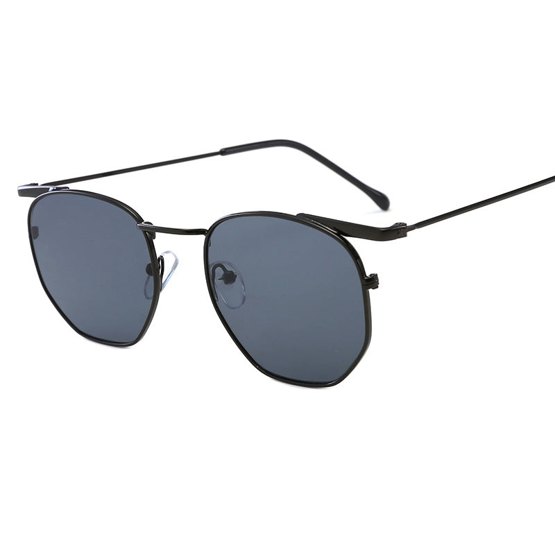 Women's fashionable rectangular glasses with elegant metal frame Bowlift