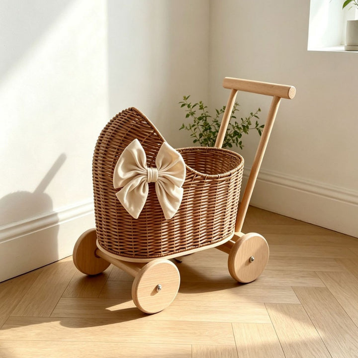 Playful Toy Cart On Wheels Bowlift