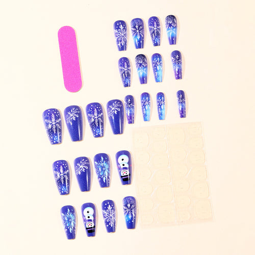 Winter-Themed 3D Nail Art Extensions Bowlift