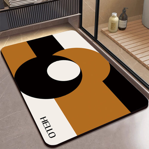 Modern Abstract Bath Mat Bowlift