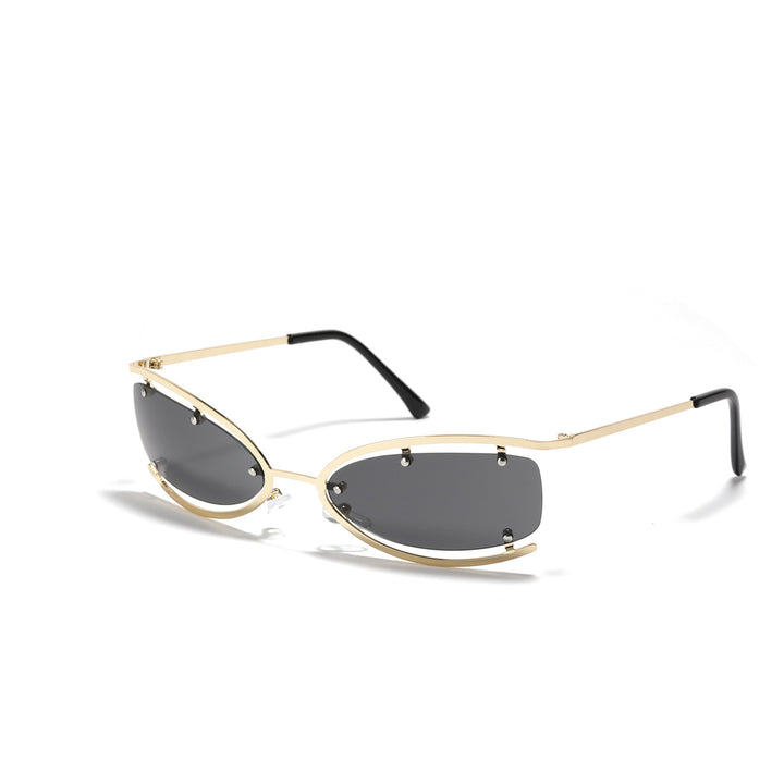 Women's trendy sunglasses with unique frame construction Bowlift